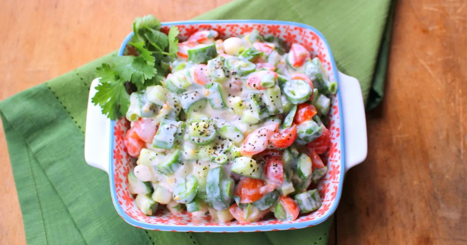 Cream Kachumber Salad DF